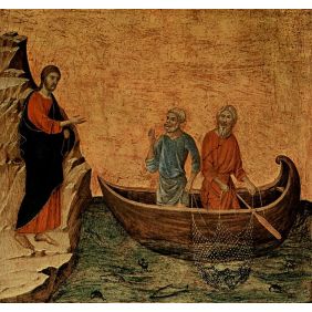 The Calling of the Apostles c.1308-1311 Duccio di Buoninsegna