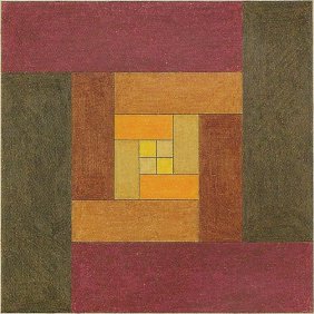 Etudes Bauhaus D - Victor Vasarely 1929 Oil on board 23x23cm Etudes Bauhaus D - Victor Vasarely 1929 Oil on board 23x23cm