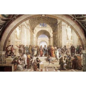 Raphael - The School of Athens c.1510-11 Fresco, Vatican, Stanza della Signurata