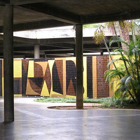 Tribute to Malevich - Victor Vasarely 1954 Mural at the University of Caracas Tribute to Malevich - Victor Vasarely 1954 Mural at the University of Caracas