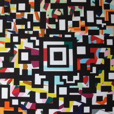 Aztek Code 80 x 80 Acryl auf Leinwand 2012
